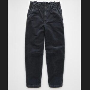High-Waisted Corduroy Barrel Pant